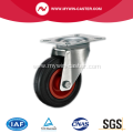 6'' Plate Swivel Rubber Iron Core Industrial Caster